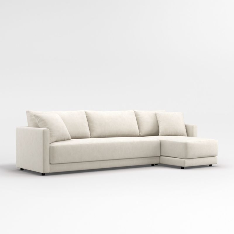 Gather 2-Piece Chaise Bench Sectional Sofa - image 13 of 12