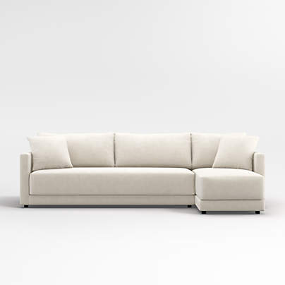 Gather 2-Piece Chaise Bench Sectional Sofa