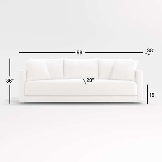 Gather Grande Bench Sofa 99"