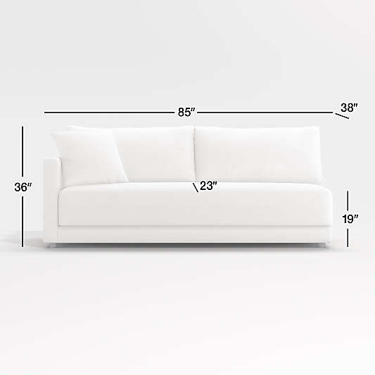 Gather Left-Arm Bench Sofa Sectional Piece