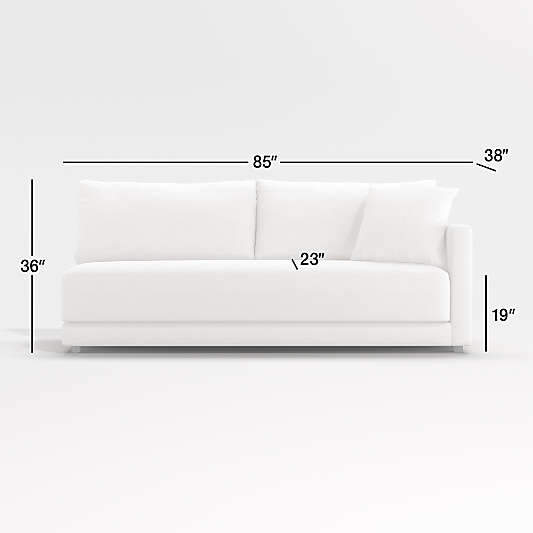 Gather Right-Arm Bench Sofa Sectional Piece