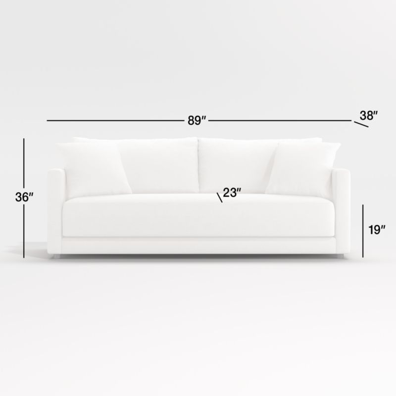 View Gather Bench Sofa 89" - image 3 of 17