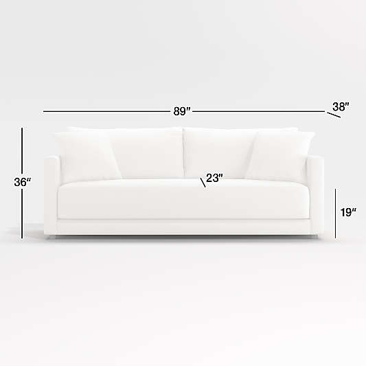 Gather Bench Sofa 89"