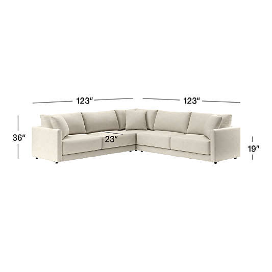 Gather 3-Piece Sectional Sofa