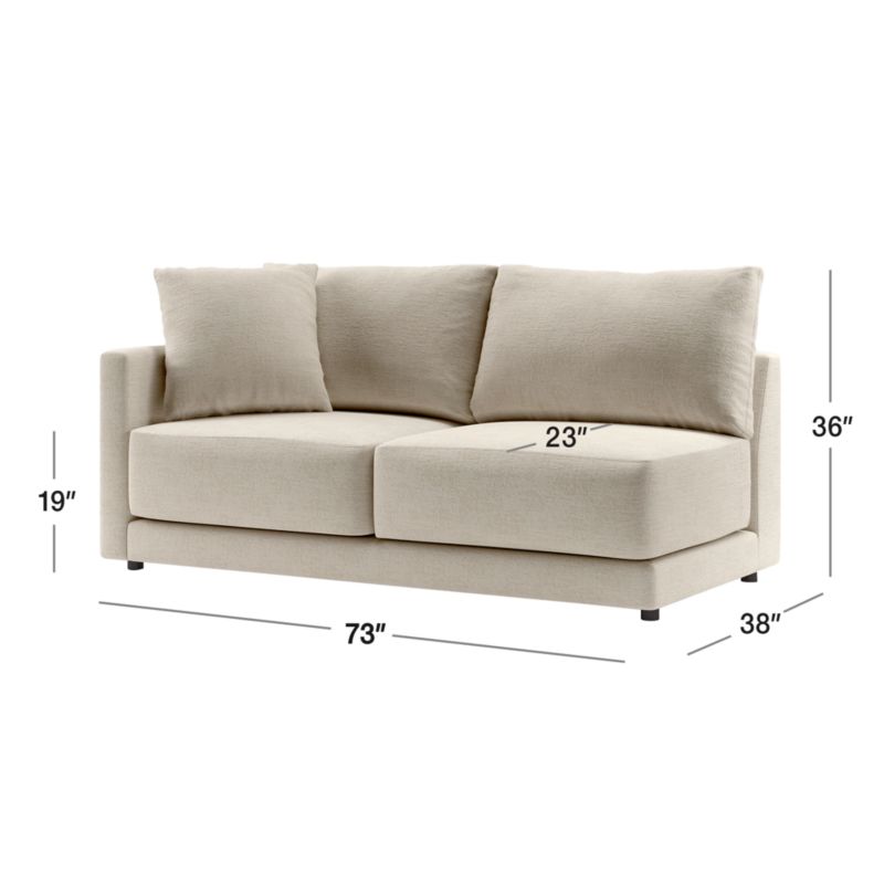 View Gather Left-Arm Apartment Sofa - image 3 of 10