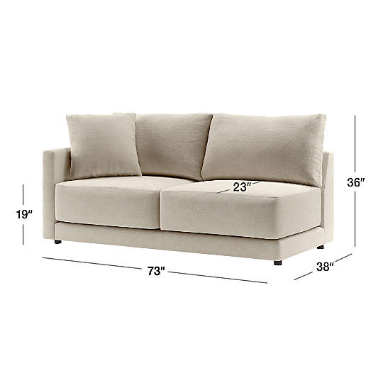 Gather Left-Arm Apartment Sofa Sectional Piece