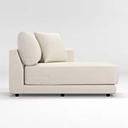 Willow II Slipcovered Bench Left-Arm Chaise