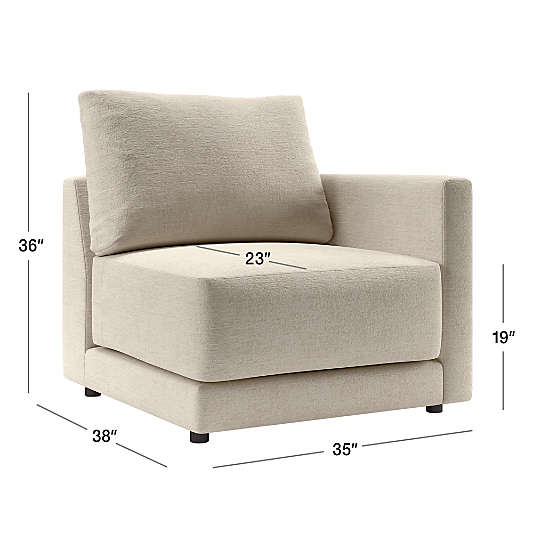 Gather Right-Arm Chair Sectional Piece