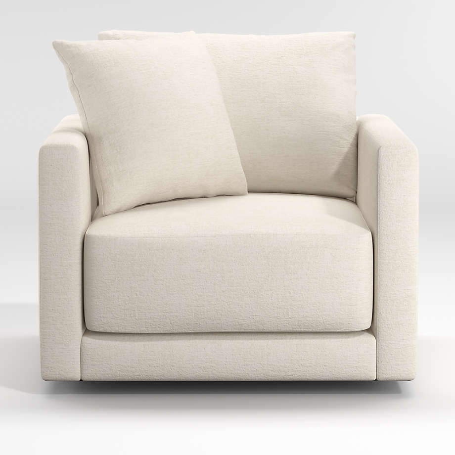 Gather Petite Swivel Chair + Reviews Crate and Barrel Canada