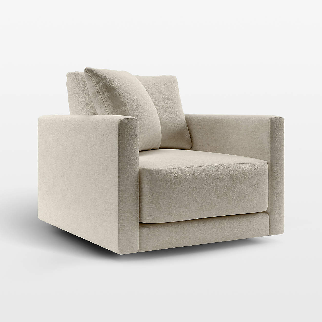 Gather Swivel Chair + Reviews Crate & Barrel