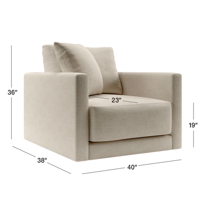 Crate and barrel swivel rocker best sale