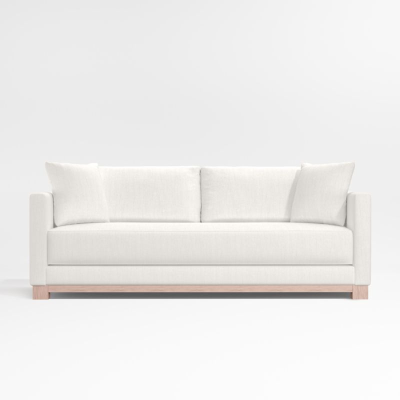 Gather Wood Base Bench Sofa 89" - image 0 of 11