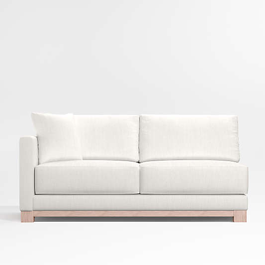 Gather Wood Base Left-Arm Sofa