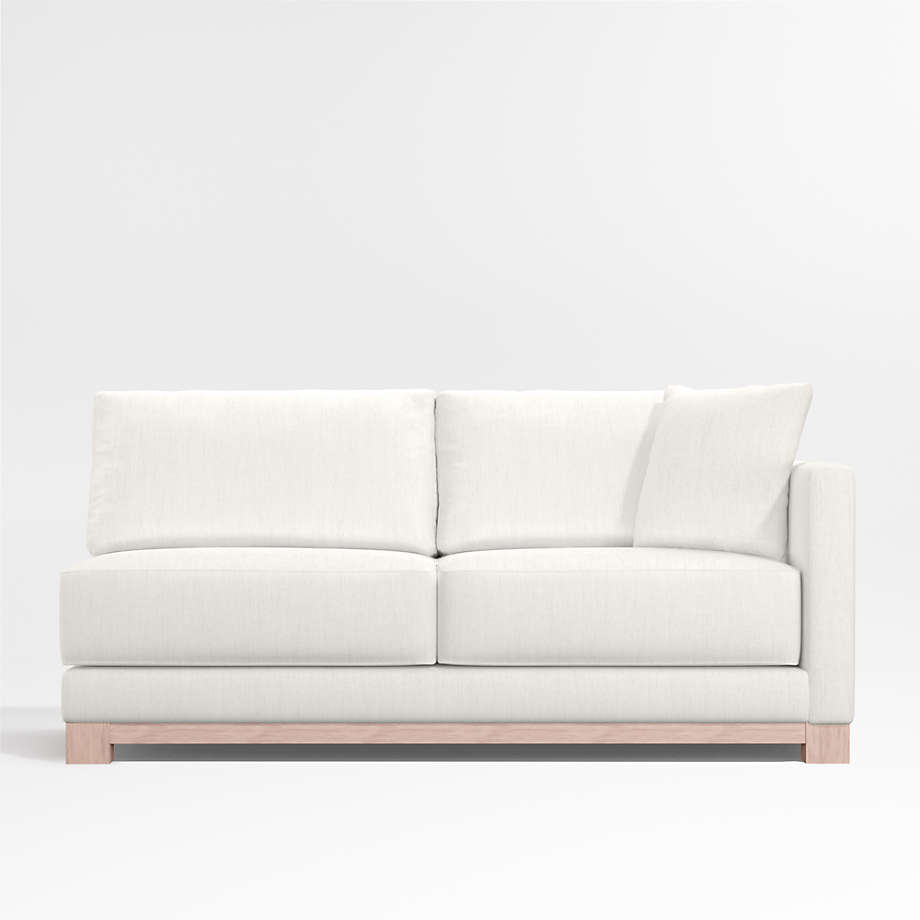 Gather Wood Base RightArm Sofa + Reviews Crate & Barrel