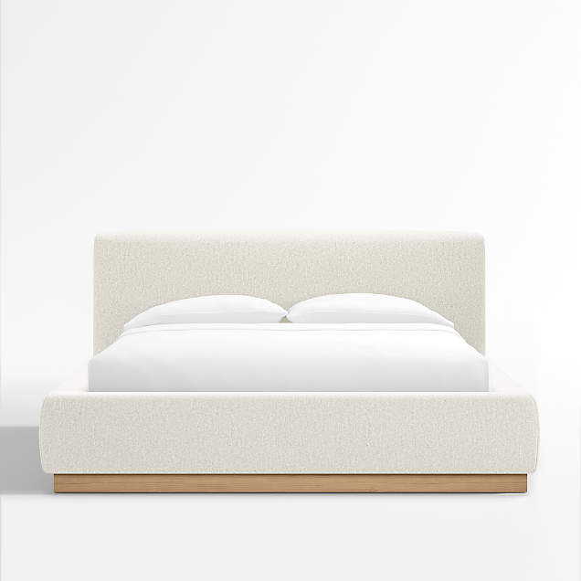 Goleta Bouclé Upholstered Bed Crate & Barrel