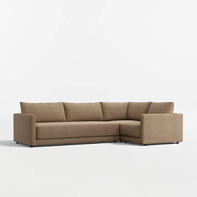 Gather 3-Piece L-Shaped Bench Sectional Sofa