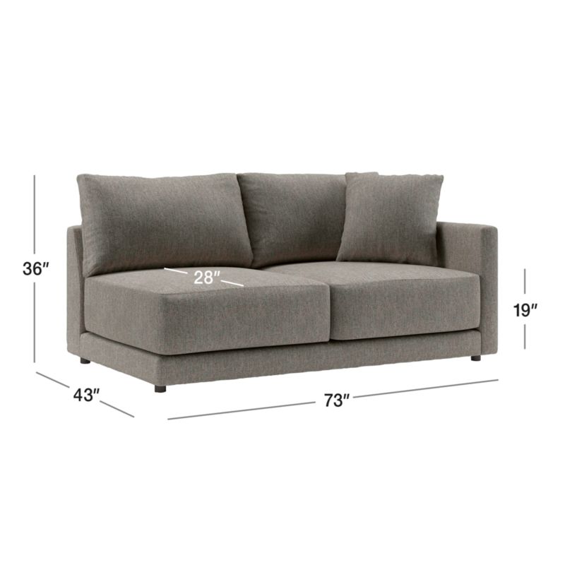 View Gather Deep Right-Arm Apartment Sofa - image 2 of 6