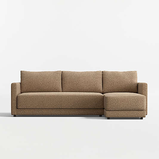Gather 2-Piece Bench Sectional Sofa with Chaise Lounge