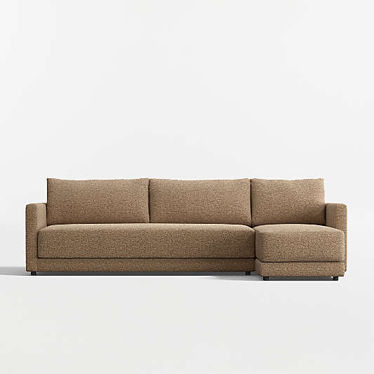 Gather 2-Piece Bench Sectional Sofa with Chaise Lounge
