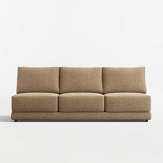 Gather Armless 3-Seat Sofa Sectional Piece