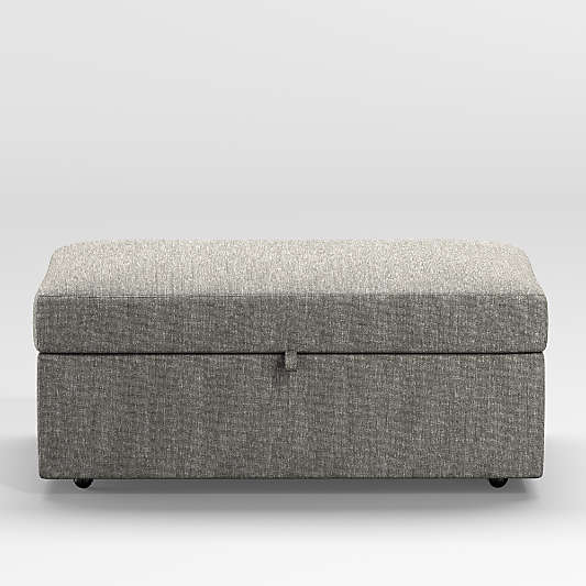 Gather Deep Storage Ottoman with Tray