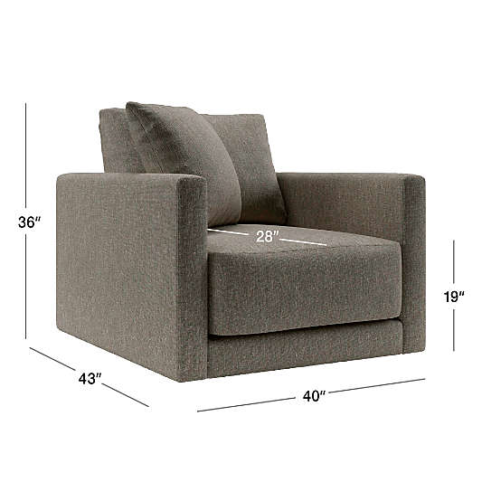 Gather Deep 40" Swivel Chair