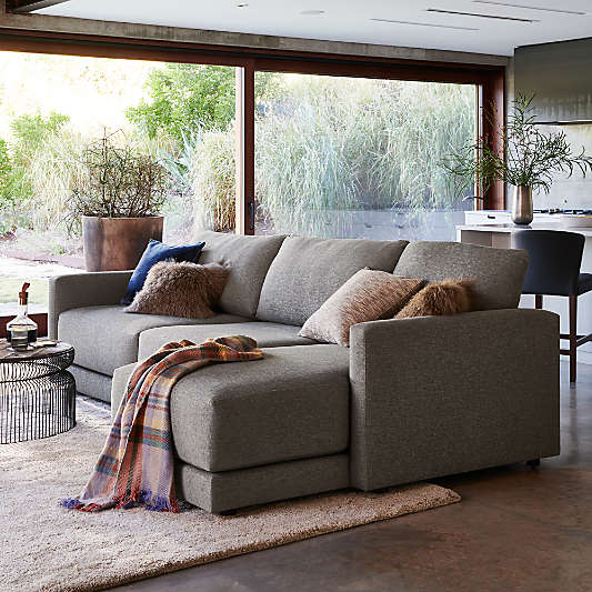 Gather Deep 3-Piece L-Shaped Bench Sectional Sofa