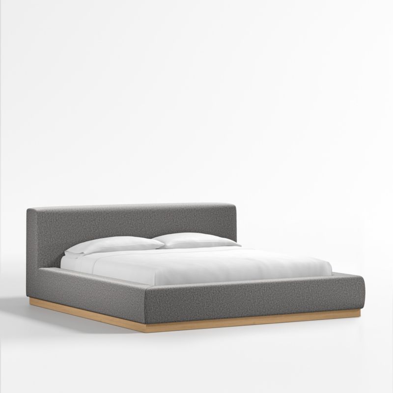 Gather Dove Upholstered King Bed - image 4 of 10