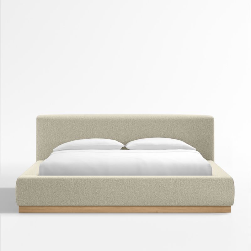 Gather Sand Upholstered King Bed - image 0 of 10