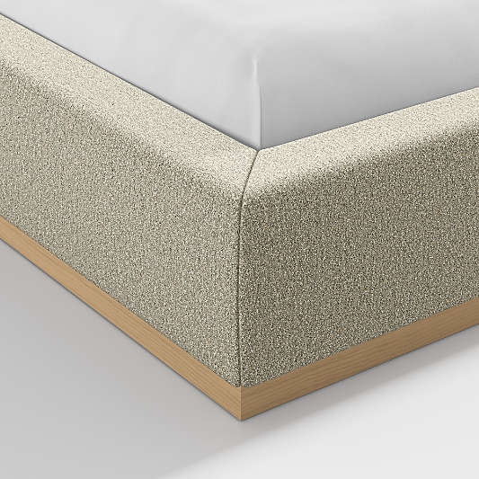 Gather Sand Upholstered King Bed