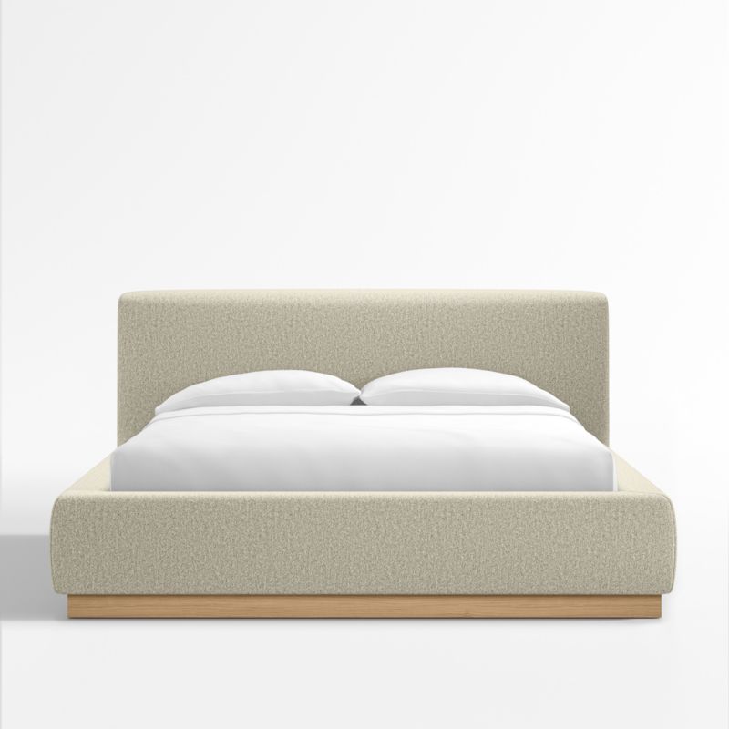 Gather Sand Upholstered King Bed - image 3 of 10