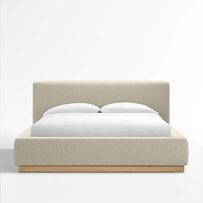 Gather Sand Upholstered Queen Bed