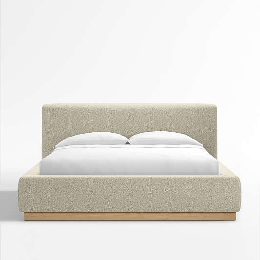 Gather Sand Upholstered Bed