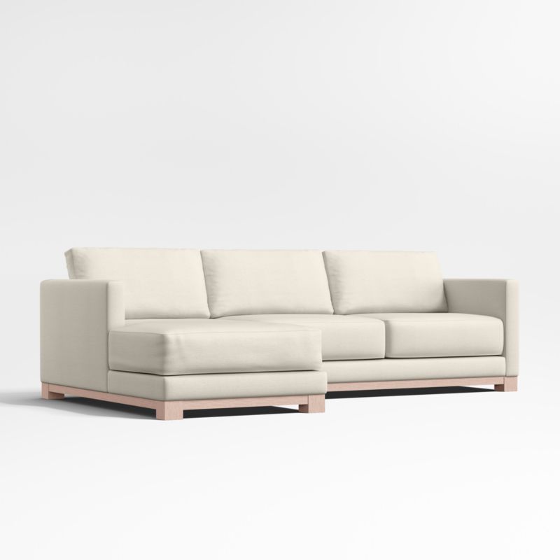 Gather Wood Base 2-Piece Sectional Sofa - image 2 of 6