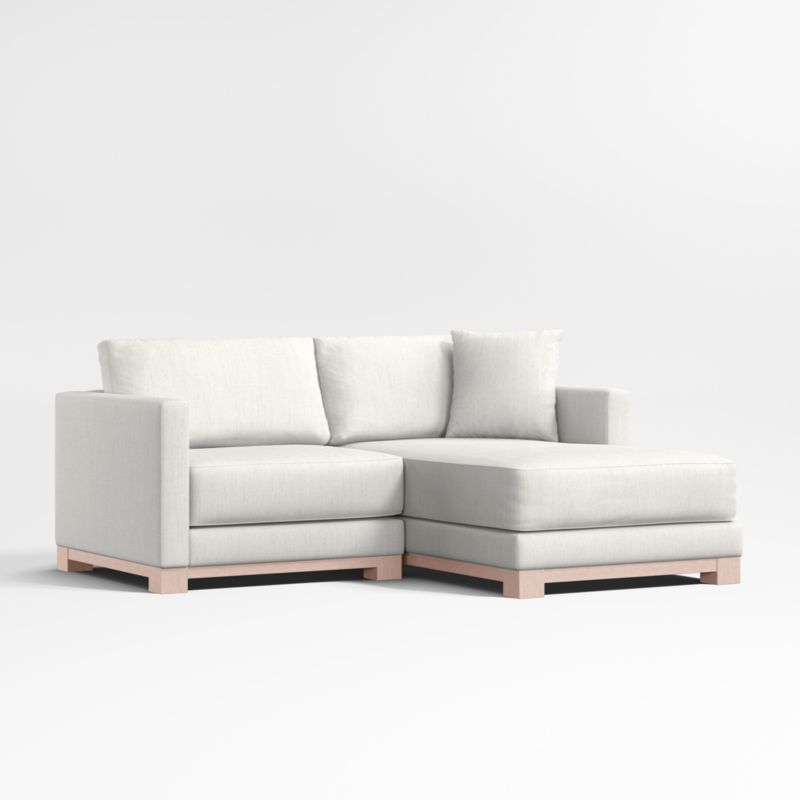 Gather Wood Base 2-Piece Chaise Sectional Sofa - image 2 of 5