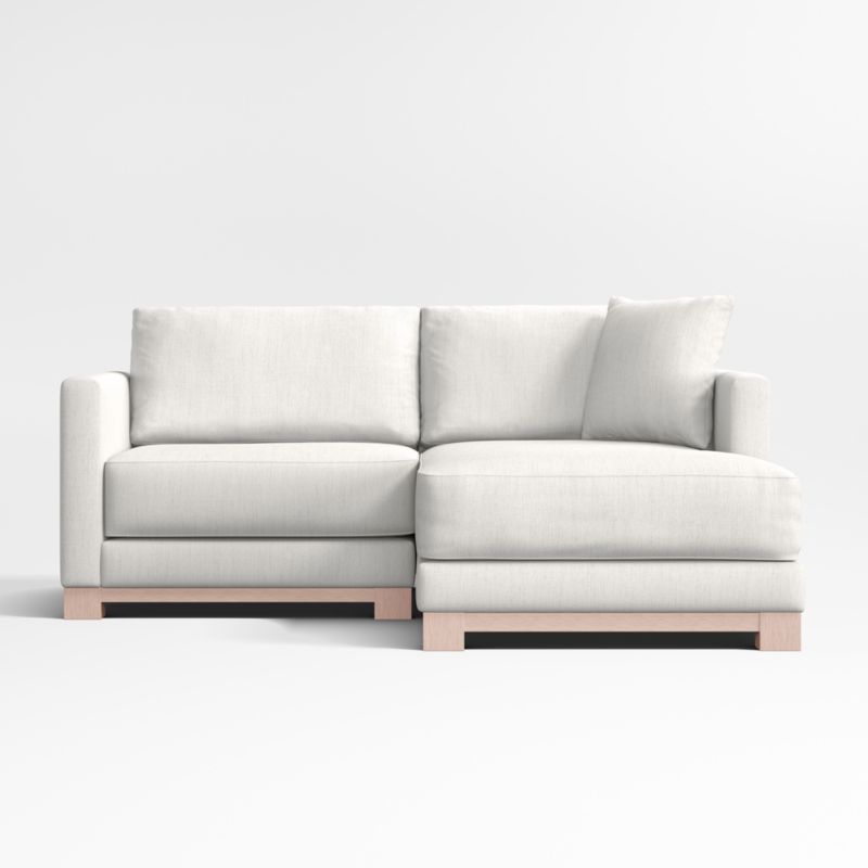 Gather Wood Base 2-Piece Chaise Sectional Sofa - image 0 of 5