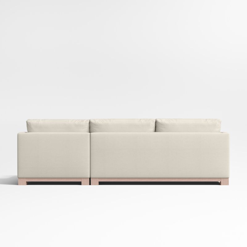 Gather Wood Base Bench 2-Piece Sectional Sofa - image 12 of 13