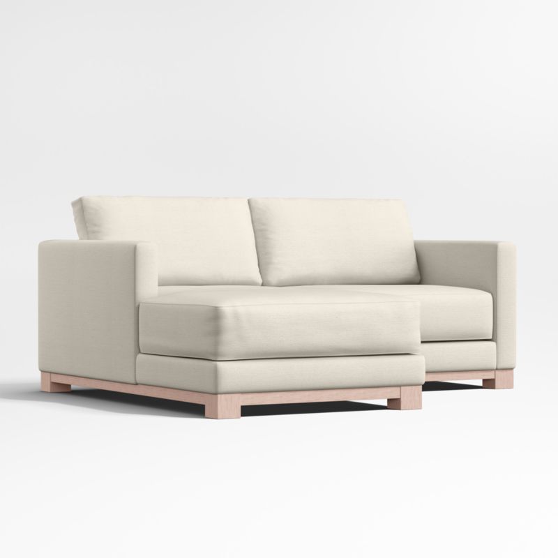 Gather Wood Base 2-Piece Chaise Sectional Sofa - image 3 of 7