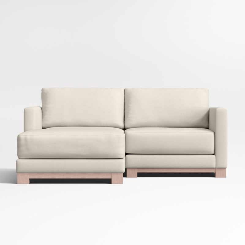 Gather Wood Base 2-Piece Chaise Sectional Sofa - image 0 of 7