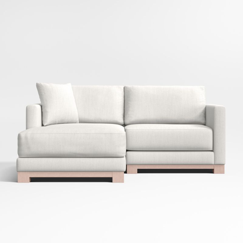 Gather Wood Base 2-Piece Chaise Sectional Sofa - image 0 of 6