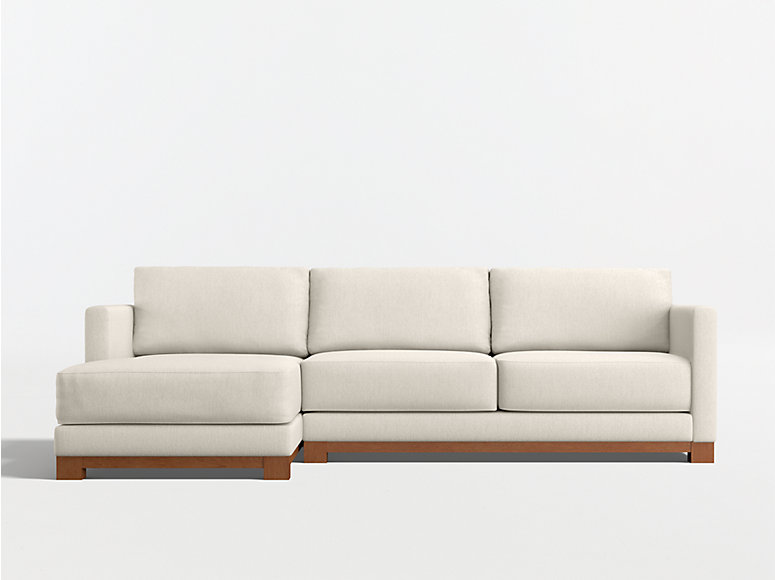 Gather Wood Base Sectional Sofas