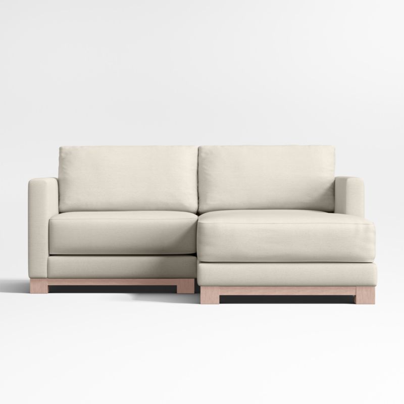 Gather Wood Base 2-Piece Chaise Sectional Sofa - image 0 of 6