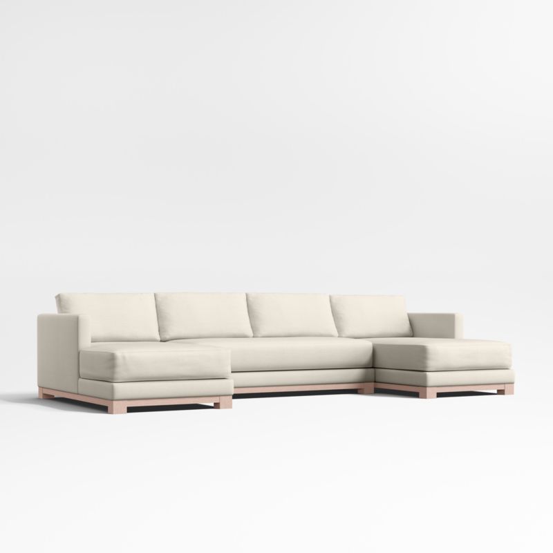 Gather Wood Base 3-Piece U-Shaped Sectional Sofa - image 10 of 13