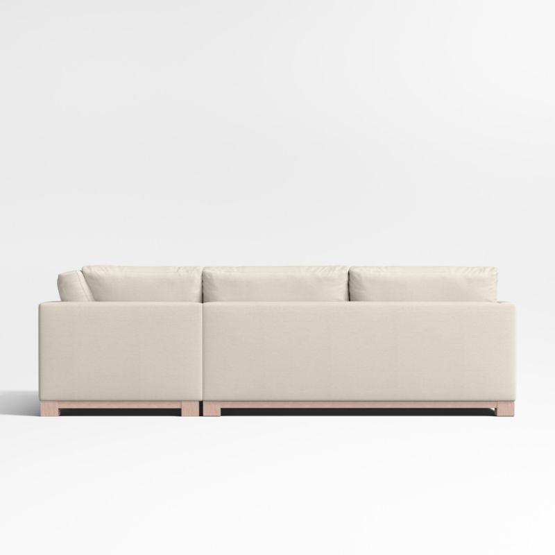 Gather Wood Base Bench 3-Piece L-Shaped Sectional Sofa - image 5 of 7