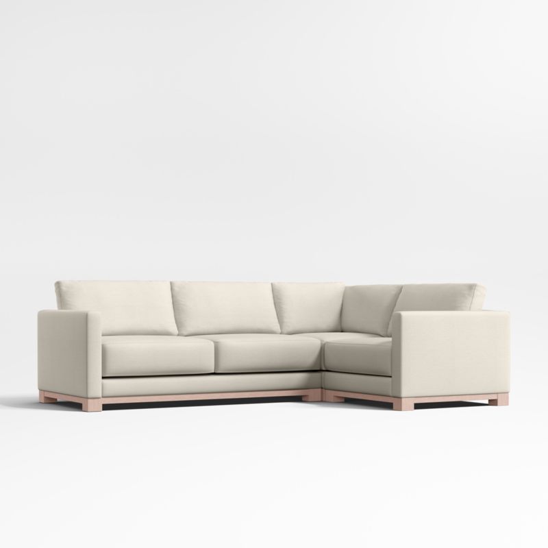 Gather Wood Base 3-Piece Corner Sectional Sofa - image 0 of 7