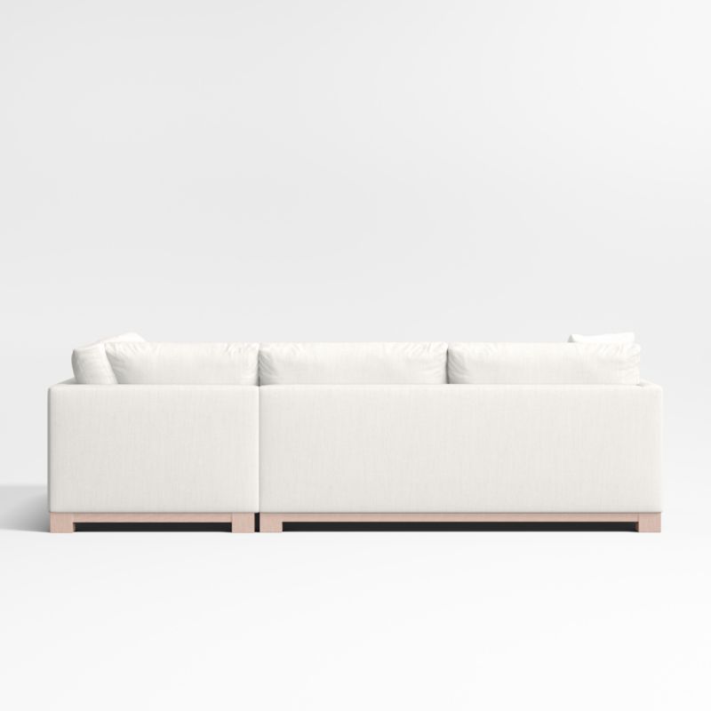 Gather Wood Base Bench 3-Piece L-Shaped Sectional Sofa - image 5 of 7