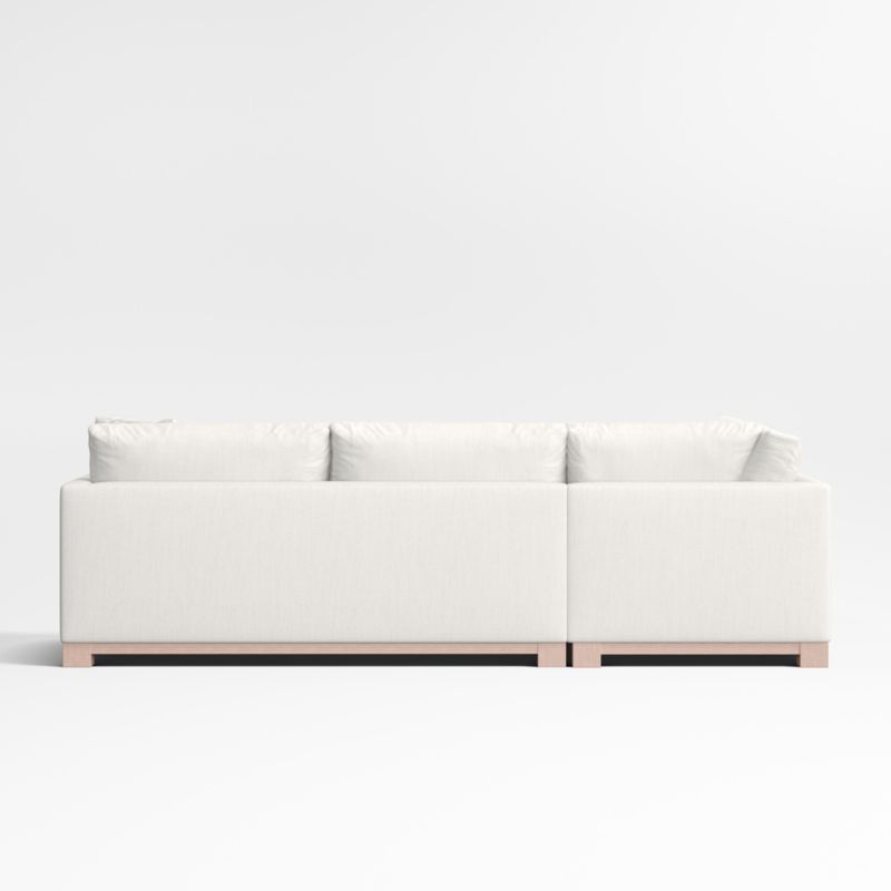 Gather Wood Base Bench 3-Piece L-Shaped Sectional Sofa - image 5 of 6