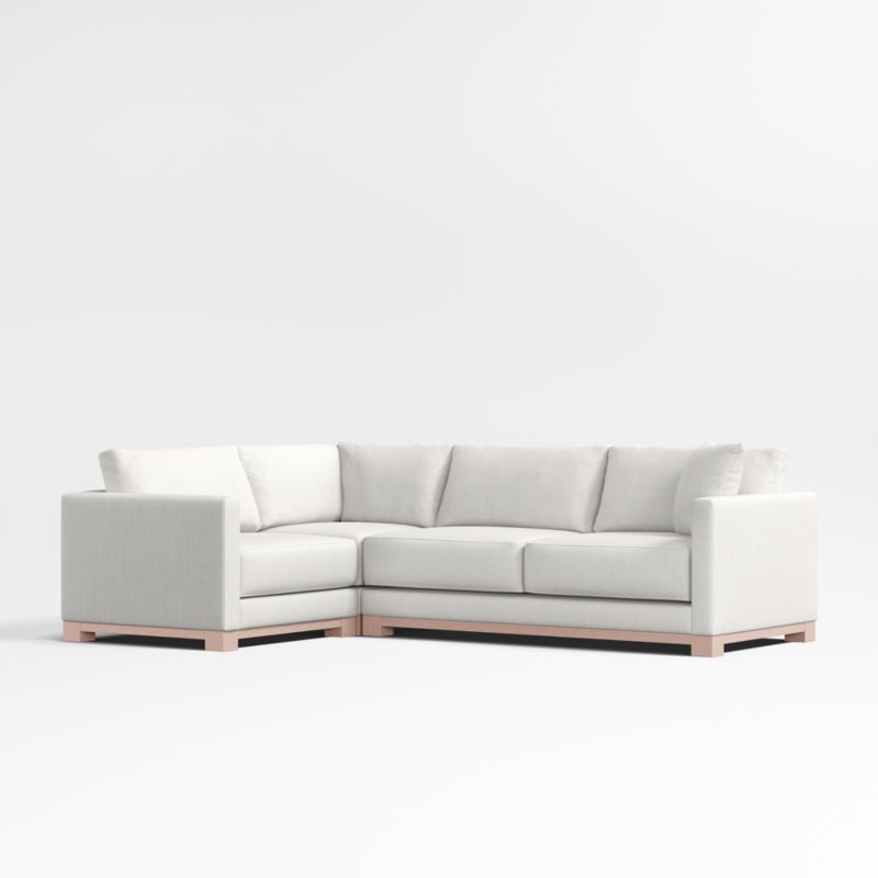 Gather Wood Base 3-Piece Corner Sectional Sofa - image 0 of 7