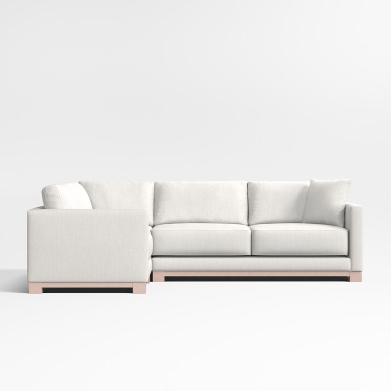 Gather Wood Base 3-Piece Corner Sectional Sofa - image 3 of 7