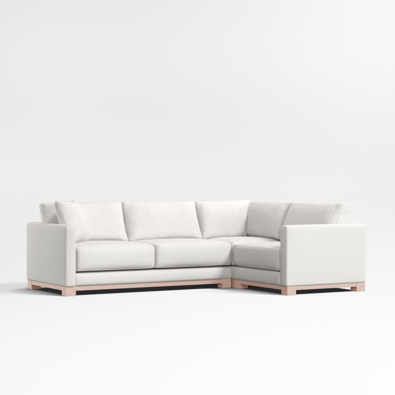 Gather Wood Base 3-Piece Corner Sectional Sofa - image 0 of 7